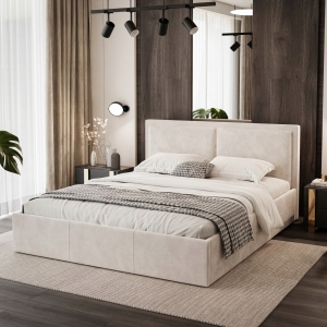 ŁOŻKO SOAVE II Z PODNOSZONYM STELAŻEM I POJEMNIKIEM NA POŚCIEL 180x200